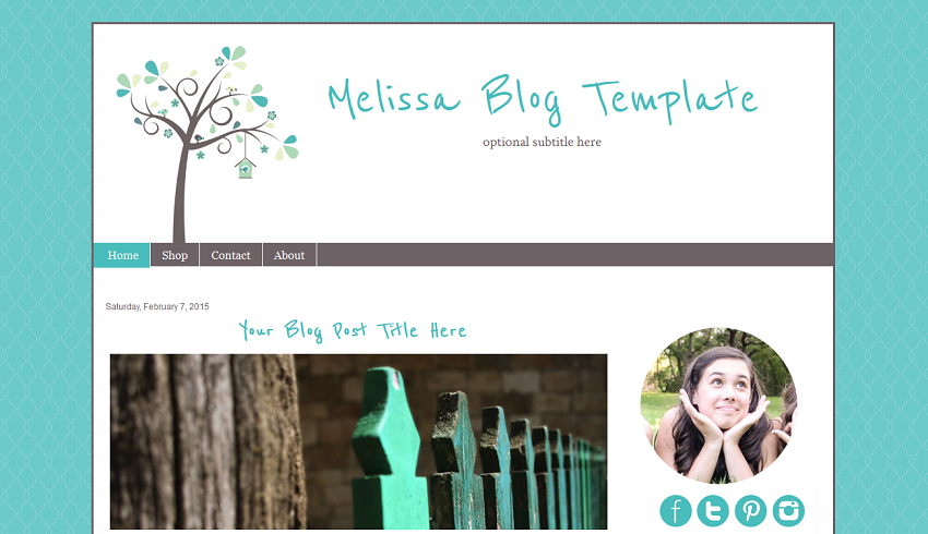 Template for Blogger