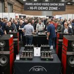 Visitors exploring hi-fi audio demonstrations at Paris Audio Video Show 2026